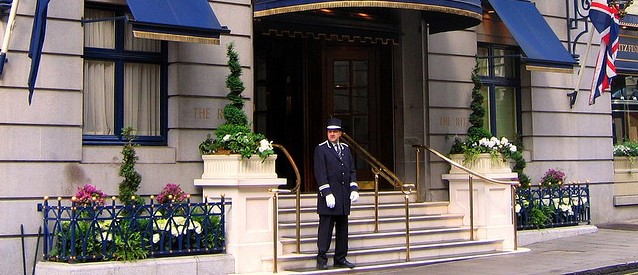 The Doorman at the Ritz in London by JR P