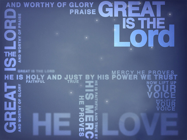 Worship BG - Great is the Lord by Ben Ehmke